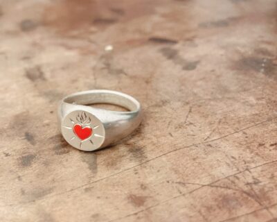 Siegelring FLAMMENDES HERZ
