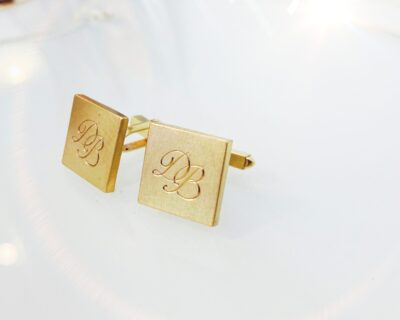 Manschettenknöpfe Initialen